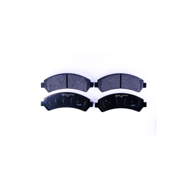 Brake pad set without wear warning 15.2 mm HELLA for CHEVROLET BLAZER and others