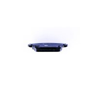 Brake pad set with wear warning 16.4 mm HELLA for e.g. CADILLAC STS