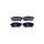 Brake pad set with wear warning 14.4 mm HELLA for SUZUKI IGNIS and others