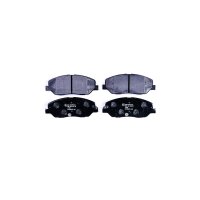 Brake pad set with wear warning 17.6 mm HELLA for HYUNDAI...