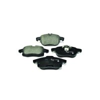 Brake pad set discs with wear warning 20.6 mm HELLA for...