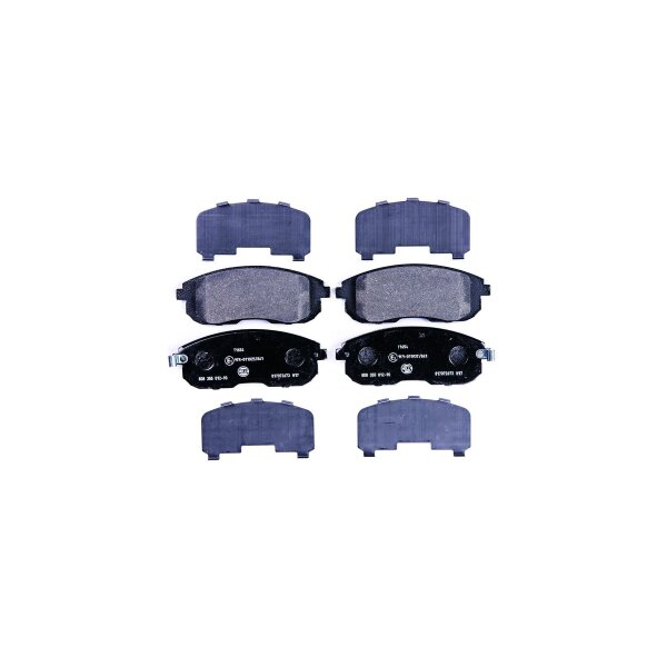 Bremsbelagsatz Scheiben mit Verschleißwarnung 16 mm HELLA für u.a. SUZUKI SX4