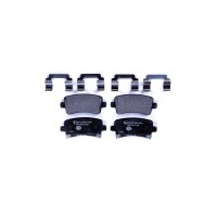 Brake pad set with wear warning 17.3 mm HELLA for e.g....