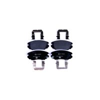 Brake pad set with wear warning 19.1 mm HELLA for e.g....