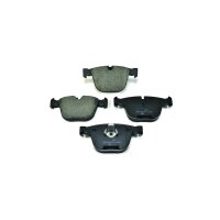 Brake pad set discs with wear warning indicator 17.1 mm...