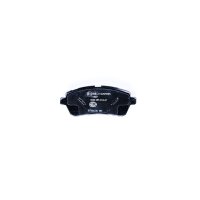 Brake pad set without wear warning 17.6 mm HELLA for FORD...