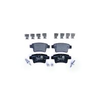 Brake pad set without wear warning 16.4 mm HELLA for e.g....