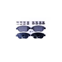 Brake pad set discs with wear warning 19.2 mm HELLA for...