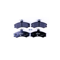 Brake pad set without wear warning 15 mm HELLA for...