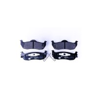 Brake pad set with wear warning 17.1 mm HELLA for NISSAN...