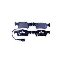 Brake pad set with wear warning contact 19 mm HELLA for...