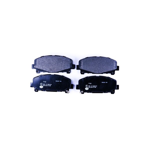 Brake pad set with wear warning 17.5 mm HELLA for e.g. HONDA ACCORD