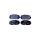 Brake pad set without wear warning 17.6 mm HELLA for e.g. TOYOTA YARIS