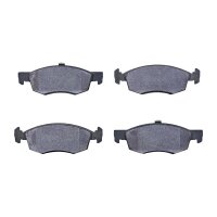Brake pad set without wear warning 17.5 mm HELLA for...