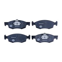 Brake pad set without wear warning 17.5 mm HELLA for...