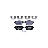 Brake pad set without wear warning 15.3 mm HELLA for e.g....