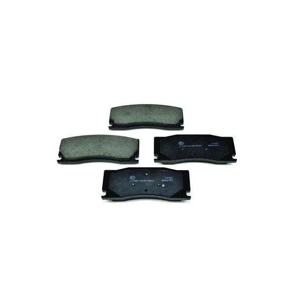 Bremsbelagsatz ohne Verschleißwarnung 16,6 mm HELLA für u.a. JAGUAR XK