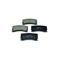 Brake pad set without wear warning 15.6 mm HELLA for...