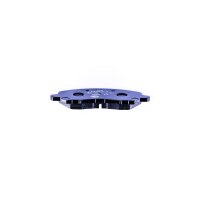 Brake pad set discs with wear warning 16 mm HELLA for DODGE CALIBER and others