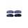 Brake pad set without wear warning 15.6 mm HELLA for e.g. TOYOTA PRIUS