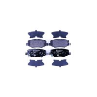 Brake pad set discs with wear warning 16.6 mm HELLA for...