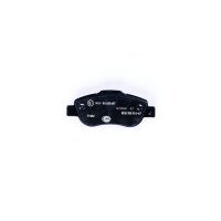 Brake pad set with wear warning contact 17.7 mm HELLA for...