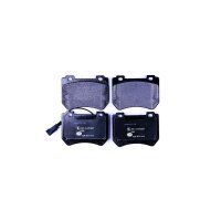 Brake pad set with wear warning contact 15.8 mm HELLA for...