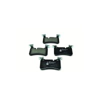 Brake pad set discs without wear warning 14.8 mm HELLA...