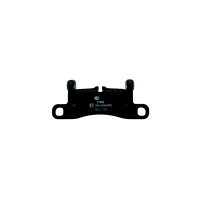 Brake pad set discs with wear warning 17.4 mm HELLA for...