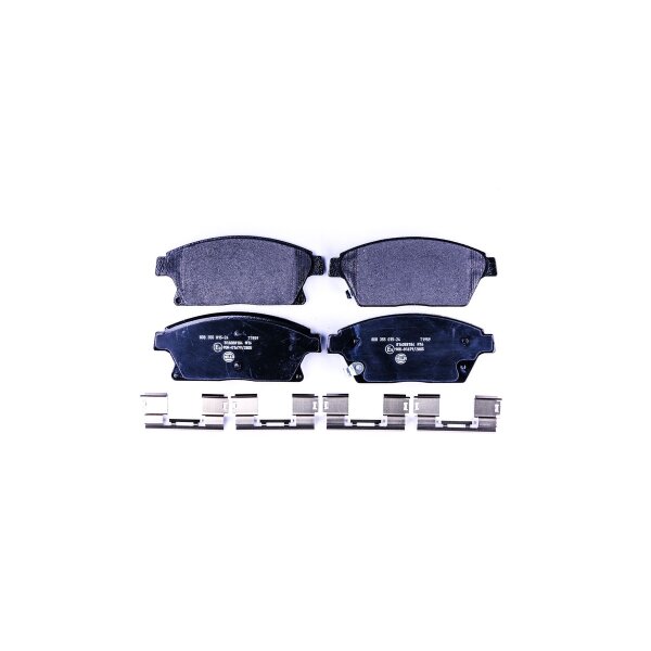 Bremsbelagsatz Scheiben mit Verschleißwarnung 18,8 mm HELLA für u.a. OPEL ASTRA