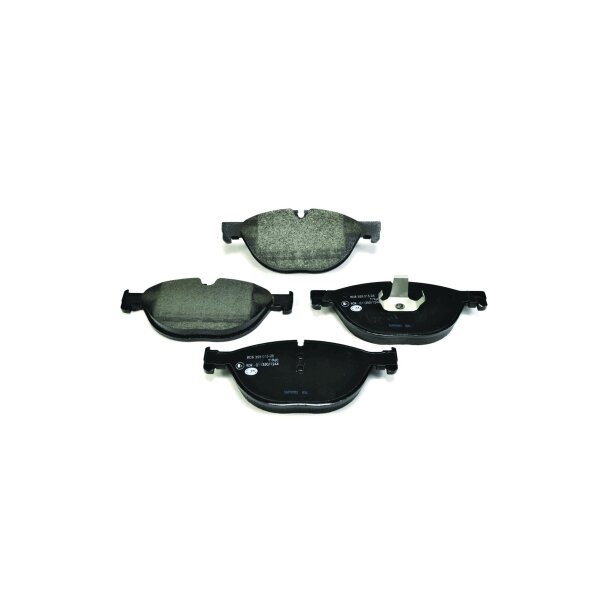 Brake pad set discs with wear warning indicator 19.3 mm HELLA for BMW 5 Series and others