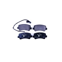 Brake pad set with wear warning contact 18.1 mm HELLA for...