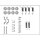 Rear brake shoe accessory kit HELLA PAGID for DAIHATSU LEXUS SCION TOYOTA