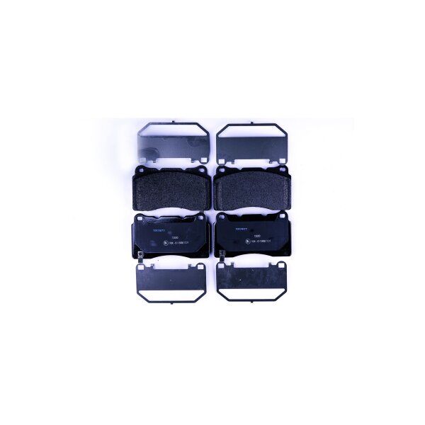 Bremsbelagsatz Scheiben mit Verschleißwarnung 16 mm HELLA für u.a. TESLA MODEL