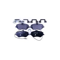 Brake pad set with wear warning contact 18.3 mm HELLA for...