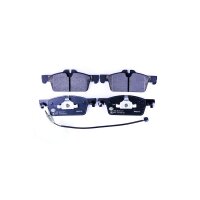 Brake pad set with wear warning contact 17 mm HELLA for...