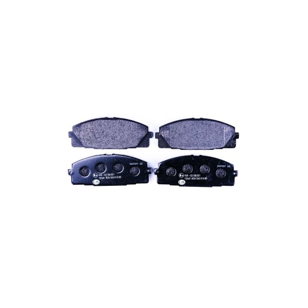 Brake pad set without wear warning 15.5 mm HELLA for e.g. TOYOTA HIACE