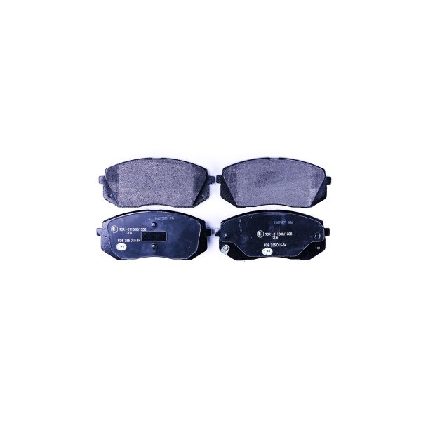 Brake pad set with wear warning 17.5 mm HELLA for HYUNDAI TUCSON and others