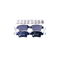 Brake pad set without wear warning 17.5 mm HELLA for e.g....