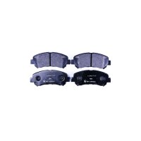 Brake pad set with wear warning contact 16.8 mm HELLA for...