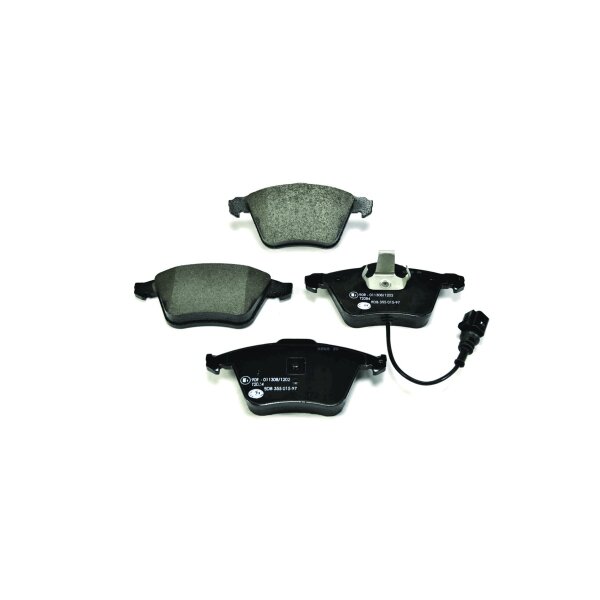 Bremsbelagsatz Scheiben mit Verschleißwarnkontakt 20,4 mm HELLA für u.a. VW GOLF