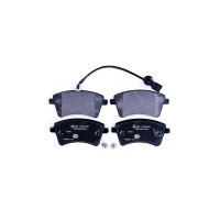 Brake pad set with wear warning contact 17.6 mm HELLA for...