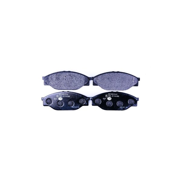 Brake pad set without wear warning 15.5 mm HELLA for e.g. TOYOTA HIACE
