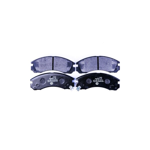 Bremsbelagsatz mit Verschleißwarnung 15,7 mm HELLA für u.a. MITSUBISHI PAJERO