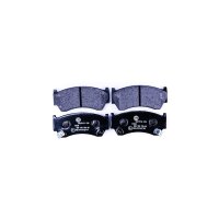 Brake pad set with wear warning 15.5 mm HELLA for NISSAN...