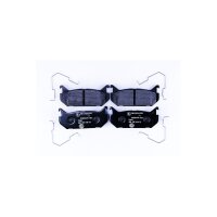 Brake pad set without wear warning 13.5 mm HELLA for e.g....