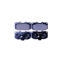 Brake pad set with wear warning 14.5 mm HELLA for SUBARU...