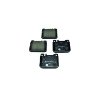 Brake pad set discs with wear warning 17.5 mm HELLA for...