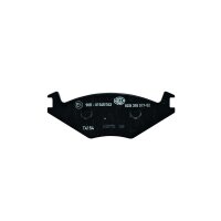 Brake pad set without wear warning 19.7 mm HELLA for e.g....