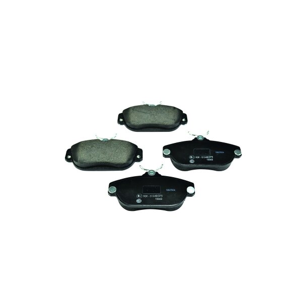 Brake pad set without wear warning 18.2 mm HELLA for e.g. VOLVO 940